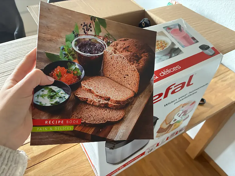 Praktisches Rezeptbuch beim Tefal